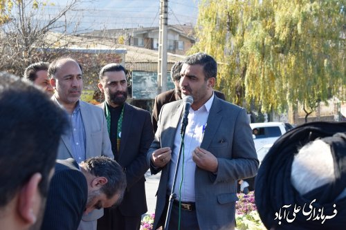 آیین رونمایی از تندیس سردار شهید حاج قاسم سلیمانی در علی آبادکتول