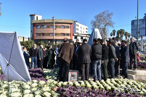 آیین رونمایی از تندیس سردار شهید حاج قاسم سلیمانی در علی آبادکتول