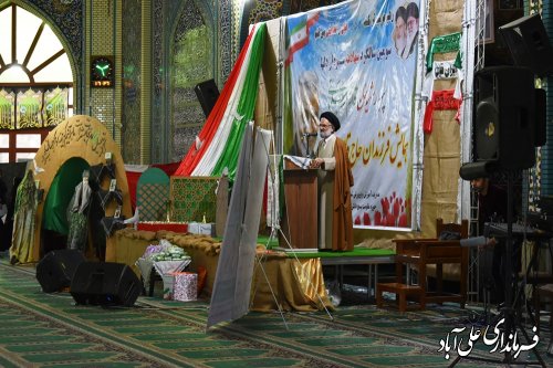 تجدید میثاق دانش آموزان شهرستان علی آبادکتول با آرمان های شهید مقاومت