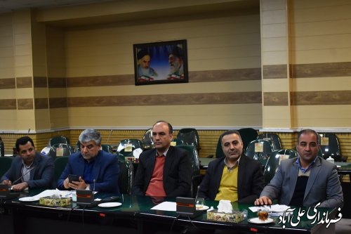 جلسه شورای ترافیک شهرستان علی آبادکتول برگزار شد