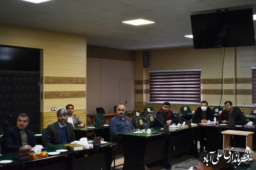جلسه کارگروه پسماند شهرستان علی آباد کتول برگزار شد 