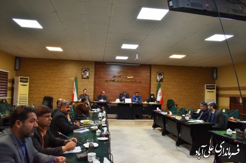جلسه کارگروه پسماند شهرستان علی آباد کتول برگزار شد 