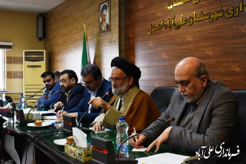 جلسه شورای اداری علی آبادکتول برگزار شد