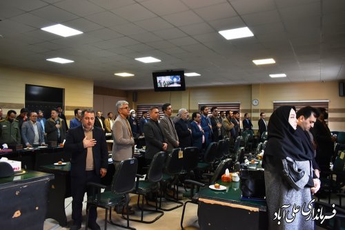 جلسه شورای اداری علی آبادکتول برگزار شد