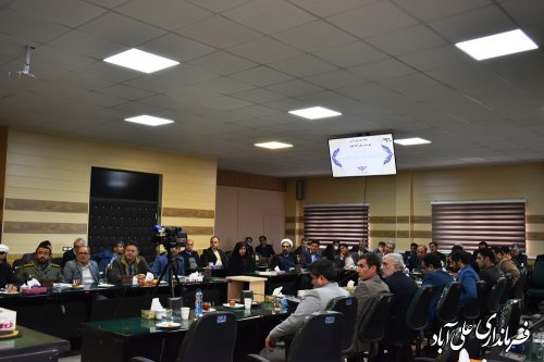 جلسه شورای اداری علی آبادکتول برگزار شد