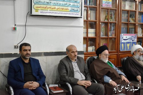 برپائی میز خدمت در مسجد شهید مطهری محله علی آبادکتول