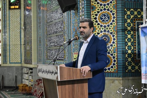 دیدار فرماندار و مسئولین ادارات ونهادهای شهرستان با امام جمعه علی آبادکتول