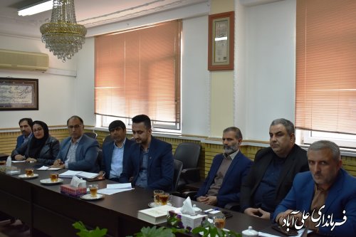 جلسه شورای مسکن شهرستان علی آبادکتول برگزار شد 