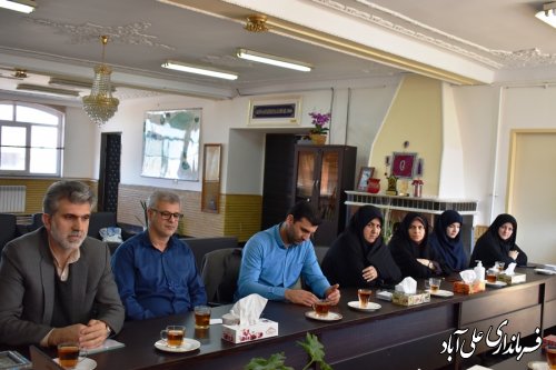تکریم و معارفه معاون برنامه ریزی و هماهنگی امور عمرانی فرمانداری علی آبادکتول