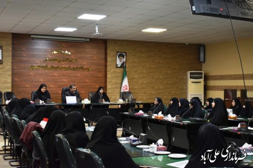 نشست تبیینی نقش موثر زنان درپیروزی انقلاب اسلامی شهرستان علی آباد کتول برگزار شد 