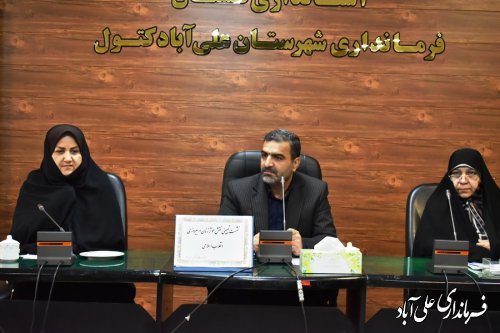 نشست تبیینی نقش موثر زنان درپیروزی انقلاب اسلامی شهرستان علی آباد کتول برگزار شد 