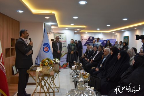 طرح های متمرکز اشتغالزایی حوزه بانوان شهرستان علی آبادکتول افتتاح شد. 