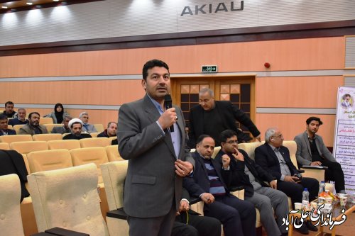جلسه شورای اداری استان مشترک باشهرستان علی آبادکتول برگزار شد