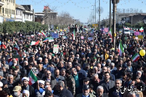 در راهپیمائی ،متفاوت‌ترین 22 بهمن 44 سال اخیر ، با آرمان های انقلاب اسلامی و امامین امت تجدید پیمان کردند. 