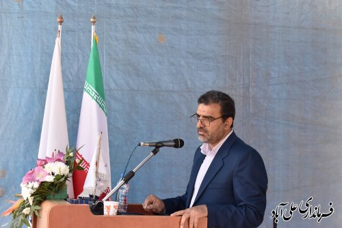 پل روگذر کمربندی علی‌آبادکتول (تقاطع غیر هم سطح ضلع غربی )پس از ۹ سال انتظار افتتاح شد 