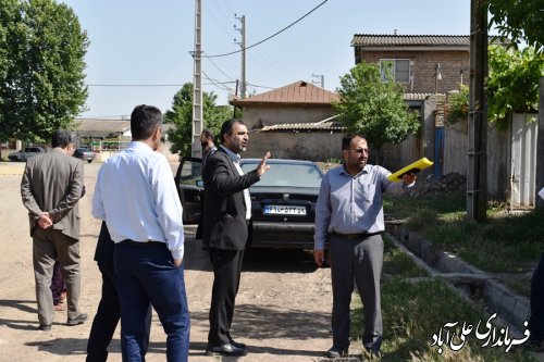 بازدید فرماندار علی آباد کتول به همراه مدیرکل بنیاد مسکن استان از برخی روستاهای شهرستان 