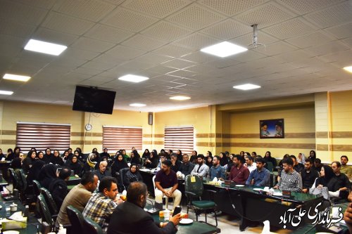 مراسم گرامیداشت هفته ملی مهارت شهرستان علی آبادکتول برگزار شد 
