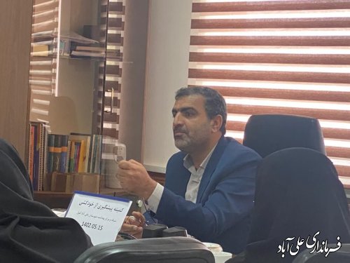 جلسه کمیته پیشگیری از خودکشی در علی آبادکتول برگزار شد