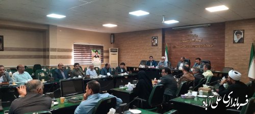 جلسه ساماندهی سگ های بلا صاحب در شهرستان علی آباد کتول برگزار شد