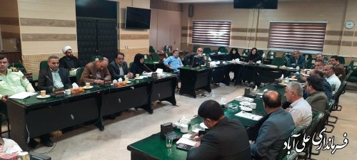 جلسه ساماندهی سگ های بلا صاحب در شهرستان علی آباد کتول برگزار شد