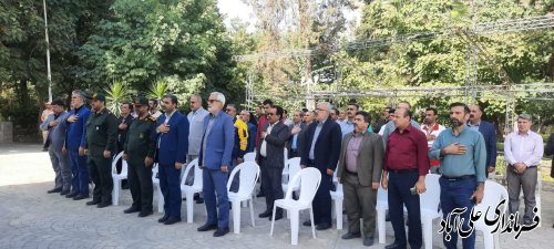 آغاز هفته دولت در علی آبادکتول و ادای احترام مدیران شهرستان به مقام شهدای خوشنام