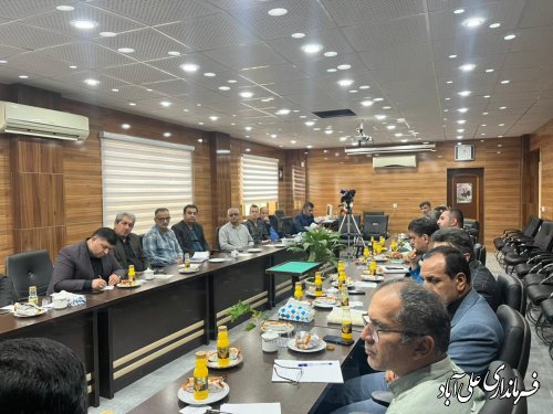پنجمین جلسه شورای آموزش وپرورش شهرستان علی آبادکتول برگزار شد