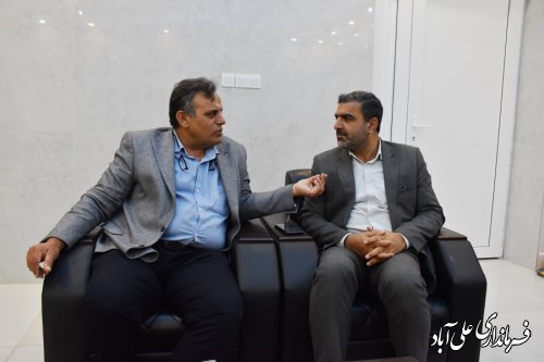 بازدید فرماندار علی آبادکتول از راه اندازی دستگاه ام آی آر بیمارستان بقیه الله اعظم