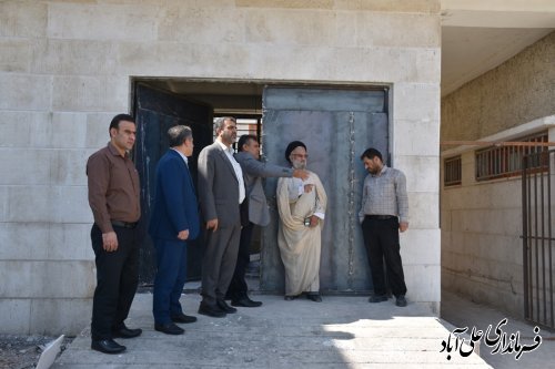 بازدید فرماندار علی آبادکتول از راه اندازی دستگاه ام آی آر بیمارستان بقیه الله اعظم