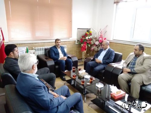 دیدار محمدرضا جامی مدیر کل تعاونی روستایی استان گلستان با فرماندار علی آباد کتول