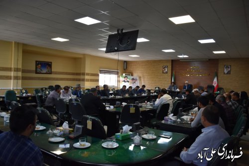 نشست دهیاران بخش مرکزی شهرستان علی آبادکتول 