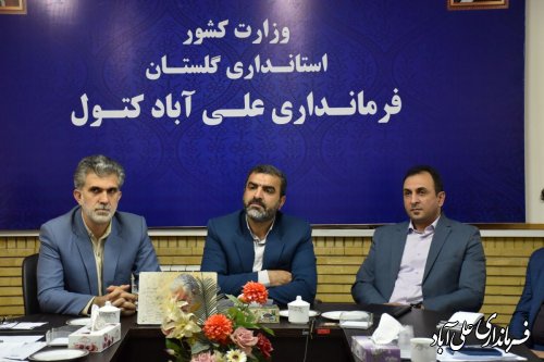 جلسه بررسی مشکلات زیرساختی و خدماتی روستای سیاه مرزکوه علی آبادکتول
