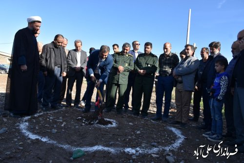 سالن ورزشی سرپوشیده صالحین شهداء روستای امیرآباد فندرسک علی آبادکتول افتتاح شد