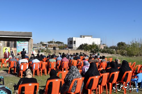 آئین کلنگ زنی مدرسه سه کلاسه تمام خیری روستای عباس آباد بخش کمالان با حضور فرماندارعلی آبادکتول