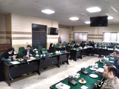 جلسه مشترک کمیسیون دانشجویی استان با شهرستان علی آبادکتول برگزار شد