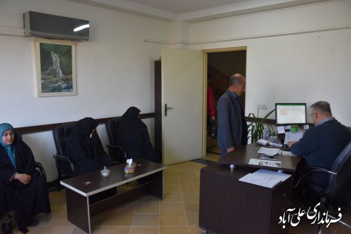 ملاقات مردمی فرماندار علی آبادکتول با شهروندان 