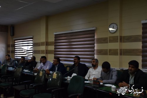همایش دهیاران بخش مرکزی و کمالان علی آباد کتول برگزار شد
