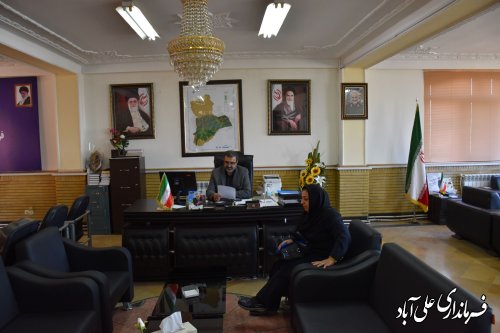 ملاقان مردمی فرماندار علی آباد کتول برگزار شد 