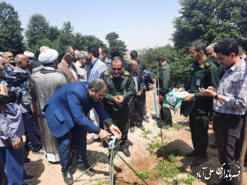 ۲۱۰۰ نفر از مخزن ذخیره آب شرب روستای کرد آباد بهره مند شدند