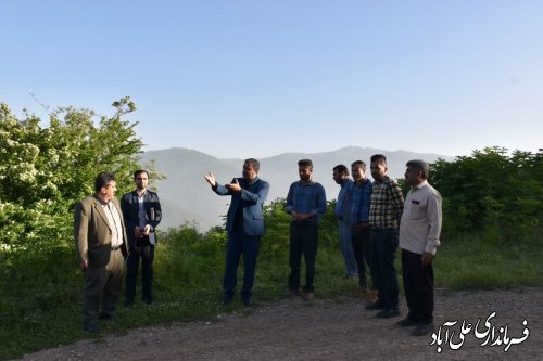 برپایی میز خدمت در روستای ییلاقی میان رستاق از توابع بخش مرکزی شهرستان علی آبادکتول.