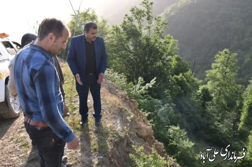 برپایی میز خدمت در روستای ییلاقی میان رستاق از توابع بخش مرکزی شهرستان علی آبادکتول.