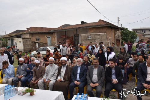 آیین افتتاحیه متمرکز واگذاری ۱۰۰ واحد مسکونی طرح تامین مسکن محرومین استان در شهرستان علی آبادکتول برگزار شد.