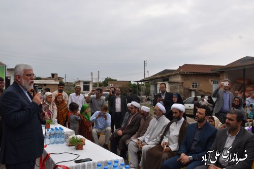 آیین افتتاحیه متمرکز واگذاری ۱۰۰ واحد مسکونی طرح تامین مسکن محرومین استان در شهرستان علی آبادکتول برگزار شد.