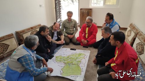 جلسه مدیریت بحران آتش سوزی در شهرستان علی آباد کتول برگزار شد