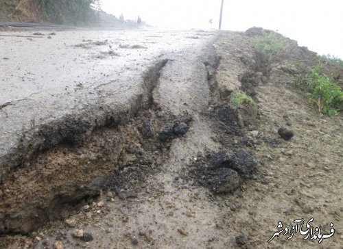 بازدید دادستان کل کشور از روستای نرگس چال  و مناطق سیل زده شهرستان آزادشهر