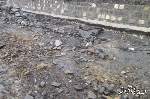 بازدید دادستان کل کشور از روستای نرگس چال  و مناطق سیل زده شهرستان آزادشهر