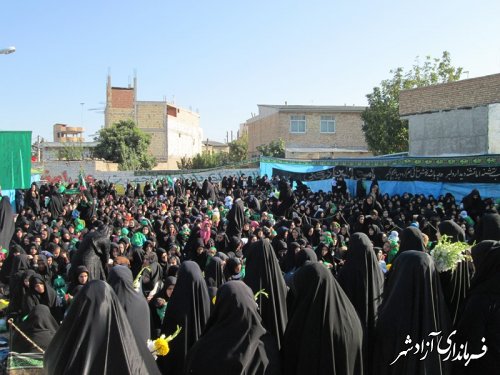 همایش بزرگ شیرخوارگان حسینی در شهرستان آزادشهر