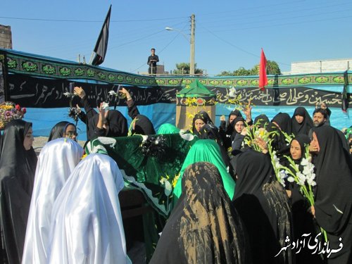 همایش بزرگ شیرخوارگان حسینی در شهرستان آزادشهر