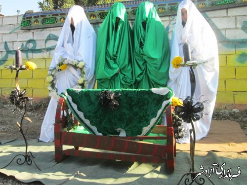 همایش بزرگ شیرخوارگان حسینی در شهرستان آزادشهر