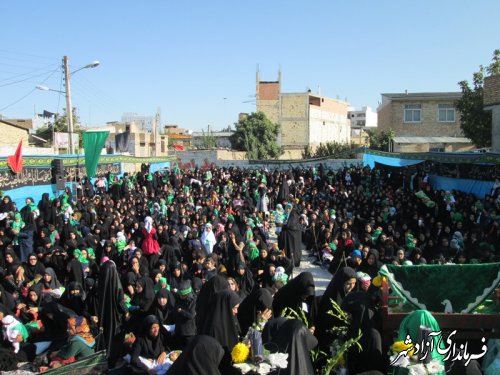 همایش بزرگ شیرخوارگان حسینی در شهرستان آزادشهر