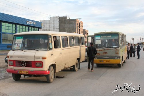 اعزام کاروانهای مردمی شهرستان آزادشهر به ورزشگاه آزادی برای استقبال از رئیس جمهور